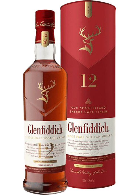 Glenfiddich Single Malt 12 Year Old Sherry Cask Finish - Liquor