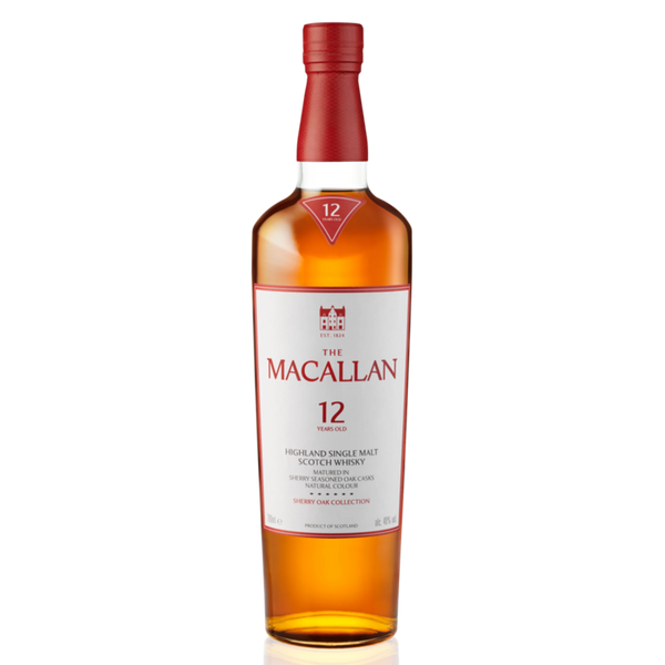 新品The Macallan12Years Old SherryOak Cask MAC-2025-SO12-BottleFront-