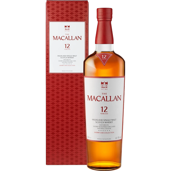 Macallan Sherry Oak Cask 12 Year Old Single Malt Scotch Whisky