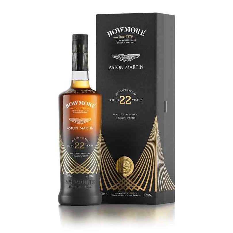 Bowmore Masters&#39; Selection Aston Martin 22 Year Old Single Malt Scotch Whisky 750ml