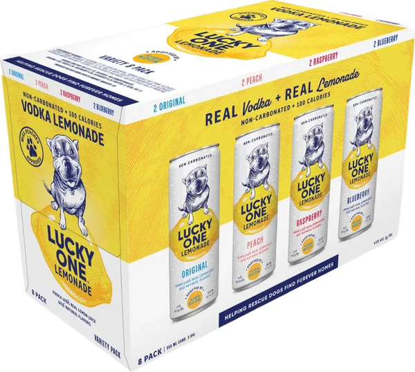 Lucky One Lemonade Variety 8 Pack 355ml - Liquor Store New York