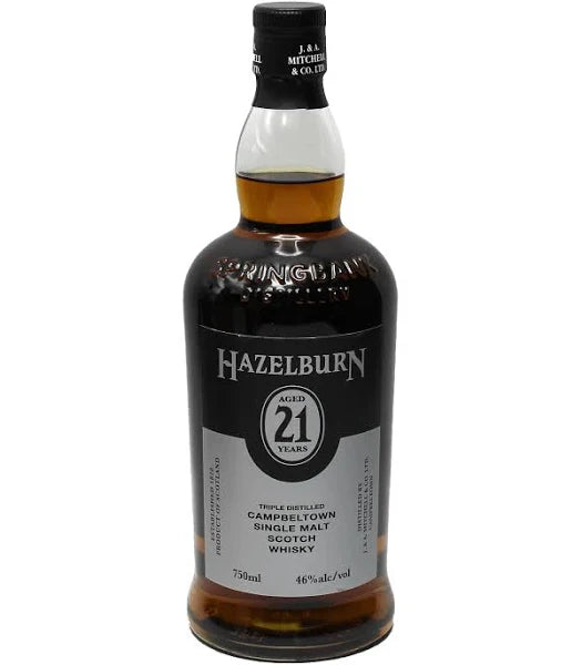 Hazelburn 21 Year Old Single Malt Scotch Whisky 700ml - Liquor Hazelburn 21 Year Old Single Malt Scotch Whisky 700ml - Liquor