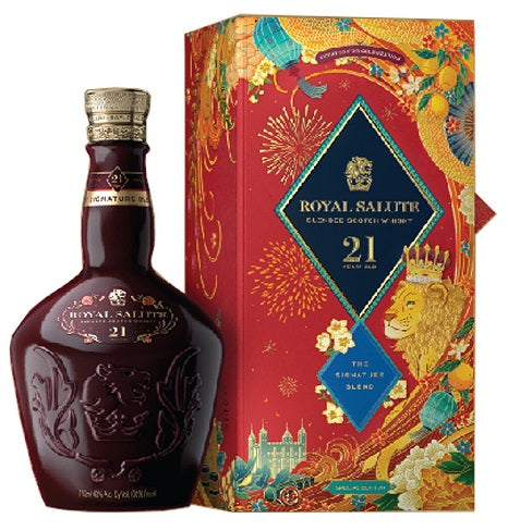 Chivas Regal Royal Salute The Signature Blend Chinese New Year Special Edition 21 Year Old Blended Scotch Whisky 750ml