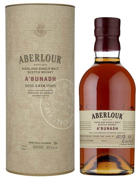 Aberlour a'bunadh Highland Single Malt Scotch Whisky 750ml - Liquor Store  New York