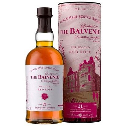 Balvenie The Second Red Rose Single Malt Scotch Whisky Aged 21 Years 750ml