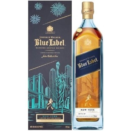 Johnnie Walker Blender Scotch Blue Label  New York Limited Edition Design 80 750ml