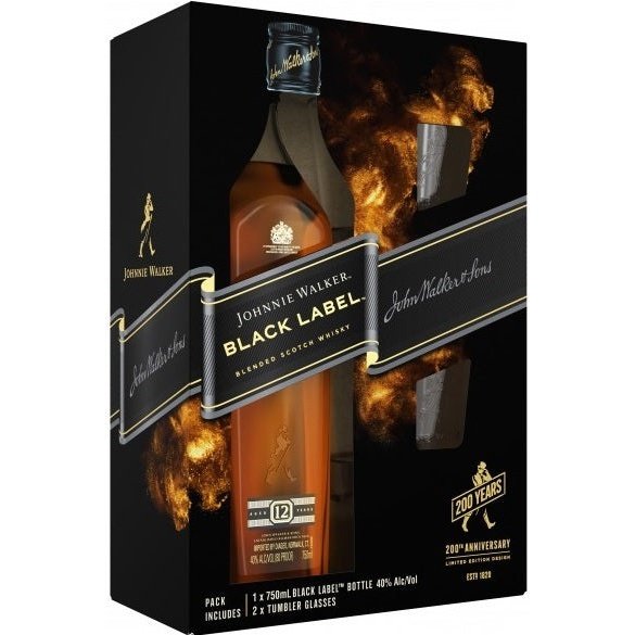 Combo 1und Whisky Johnnie Walker Black Label 750ml + Whisky