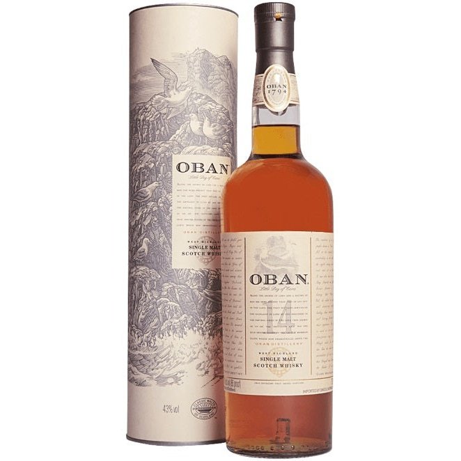 Oban 14 Year Old West Highland Single Malt Scotch Whisky 750ml