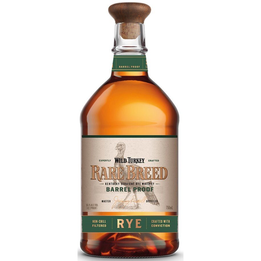 Wild Turkey Rare Breed Barrel Proof Rye Whiskey 112.2 Proof 750ml