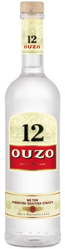 Ouzo #12 80 Proof 750ml - York Store New Liquor