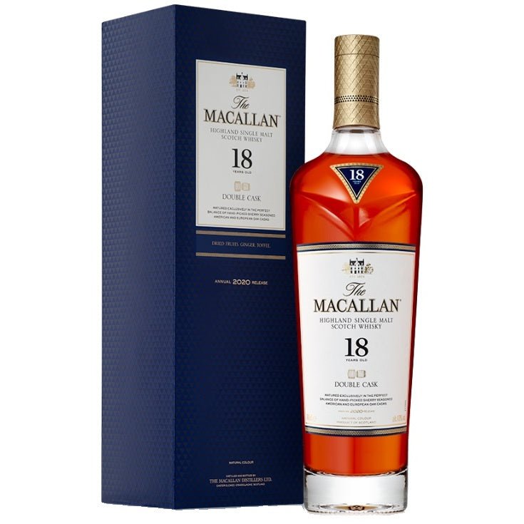 Macallan Double Cask 18 Year Old Single Malt Scotch Whisky 2022 750ml