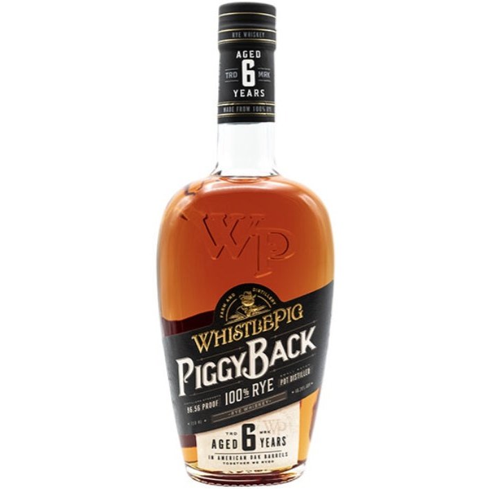 WhistlePig PiggyBack Rye Whiskey Aged 6 Years 750ml