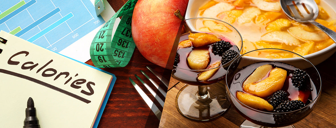 How many calories are in wine?