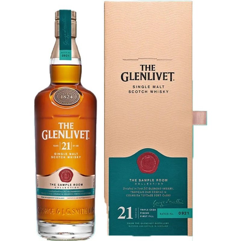 The Glenlivet The Sample Room Collection 21 Year Old Triple Cask Scotch Whisky 750ml