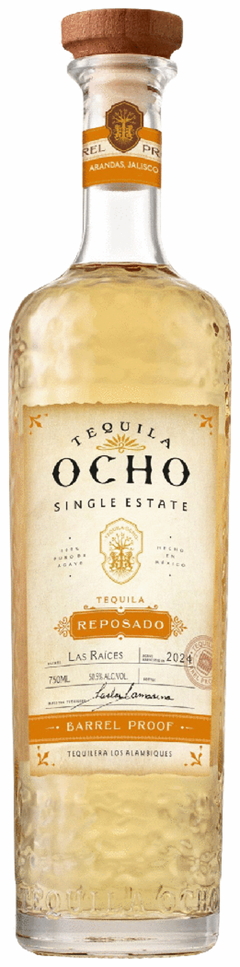Tequila Ocho Barrel Proof Reposado