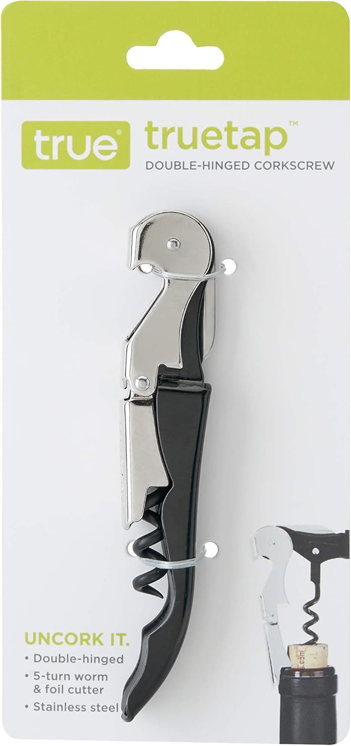 Truetap Double-Hinged Corkscrew Black