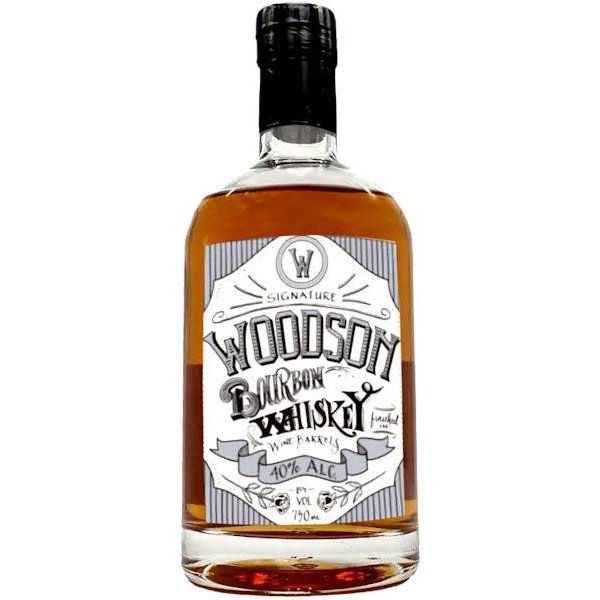 Woodson Bourbon Whiskey White &amp; Silver Signature Series 750ml