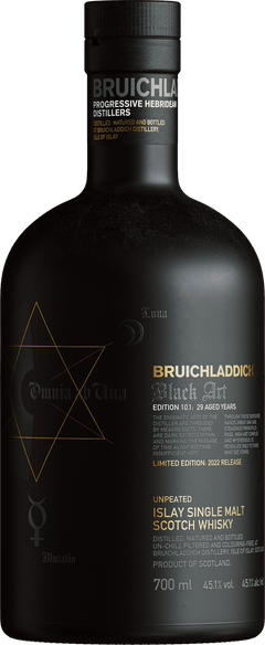 ウイスキー Bruichladdich Black Art Edition 26 years Bruichladdich Single Malt Scotch Black Art Edition 10.1 Unpeated