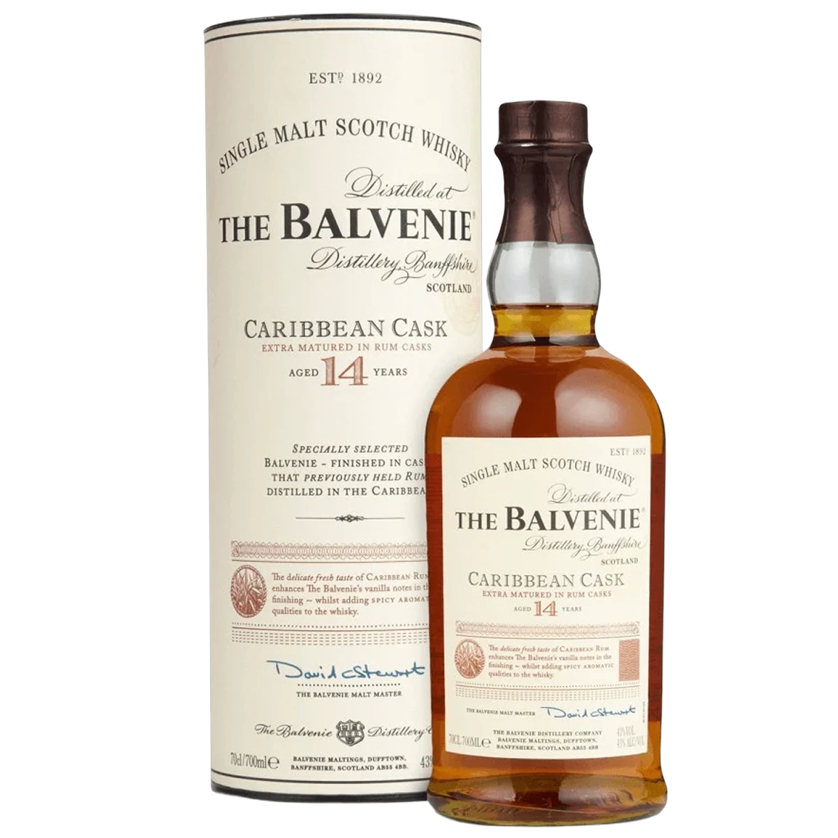 Balvenie 14 Year Caribbean Cask Single Malt Scotch Whisky