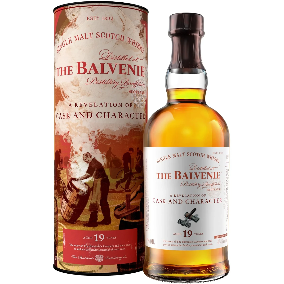 Balvenie 19 Year A Revelation of Cask and Character Single Malt Scotch Whisky 750ml