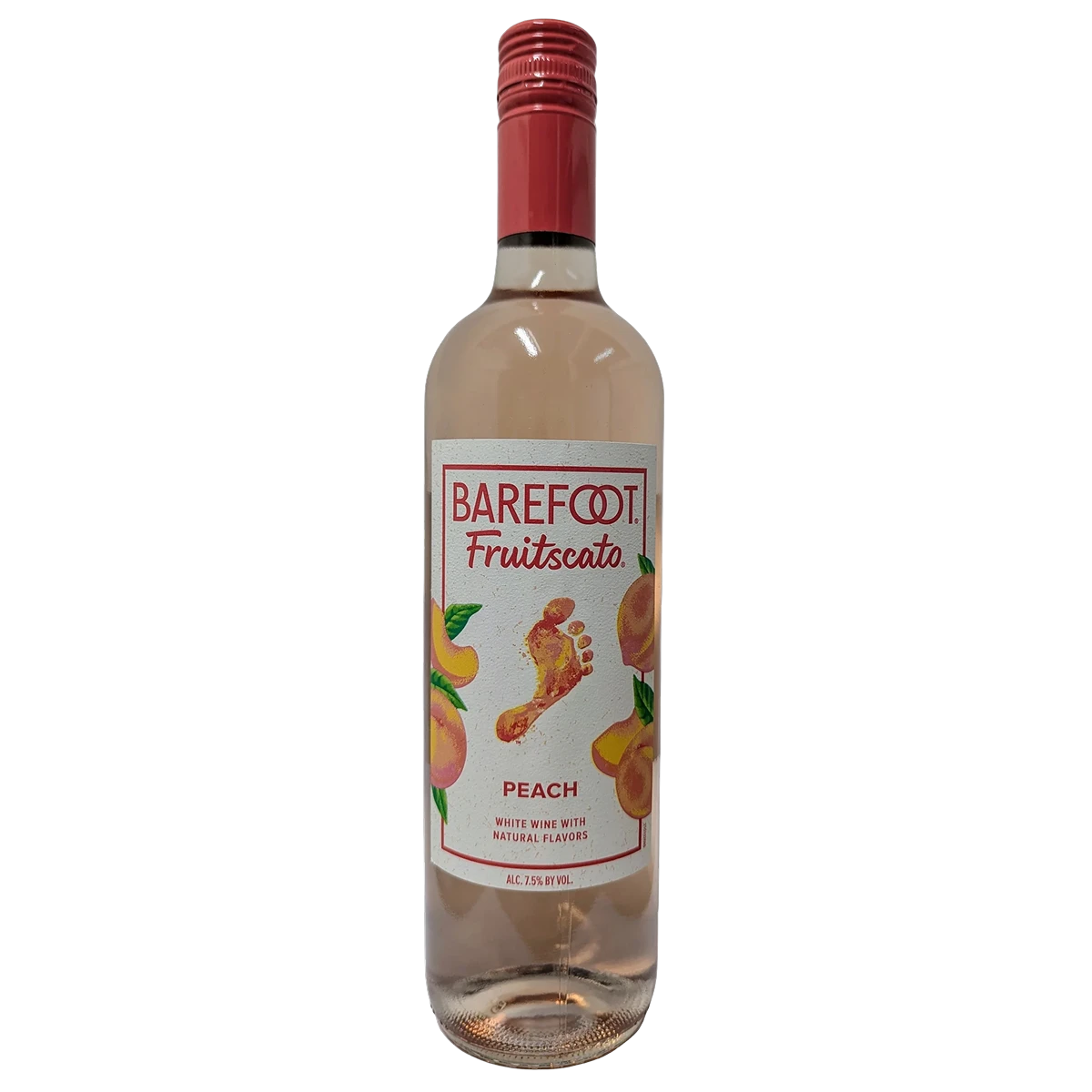 Barefoot Peach Fruitscato Moscato 750ml bottle