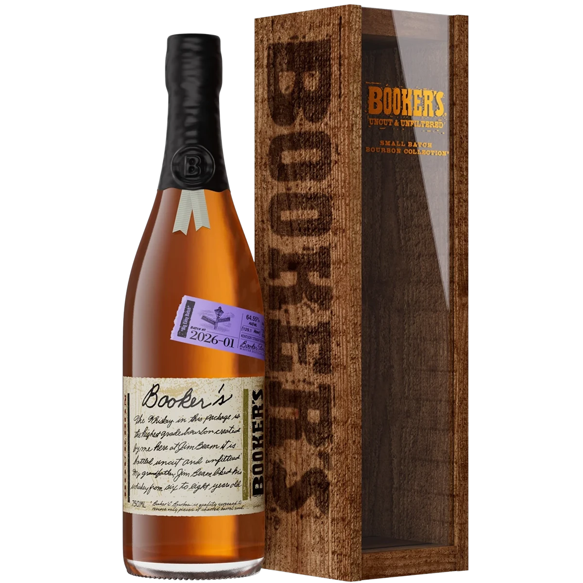 Booker's Straight Bourbon Whiskey Batch 2026-01 Big Easy Batch 750ml