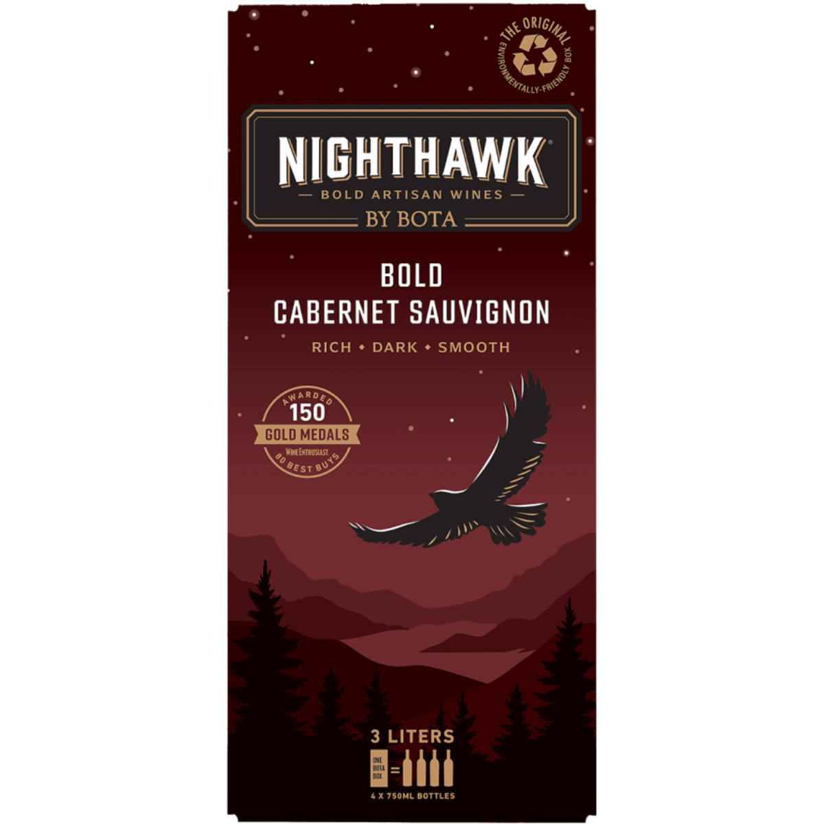 Bota Box Nighthawk Black Cabernet Sauvignon 3L Box