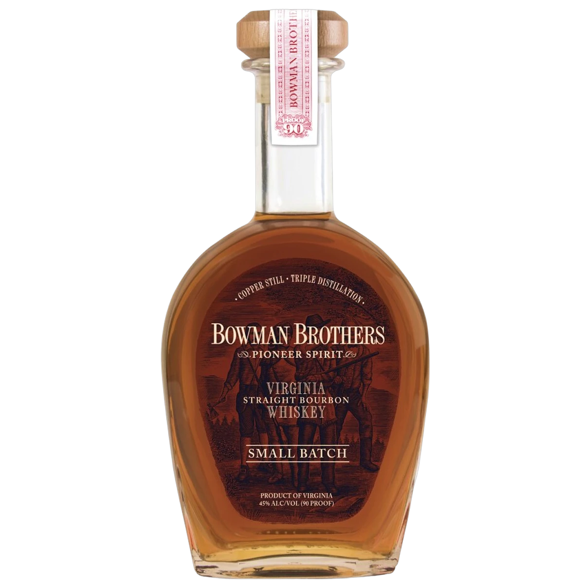 Bowman Brothers Small Batch Virginia Straight Bourbon Whiskey 750ml