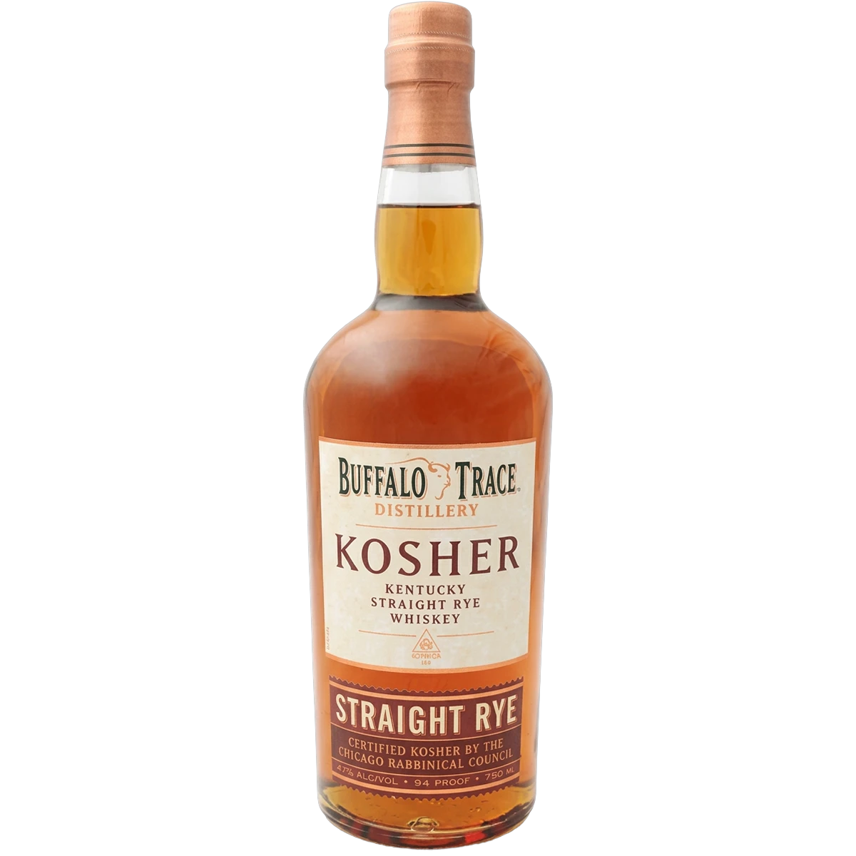 Buffalo Trace Kosher Straight Rye Recipe Kentucky Straight Bourbon Whiskey 750ml