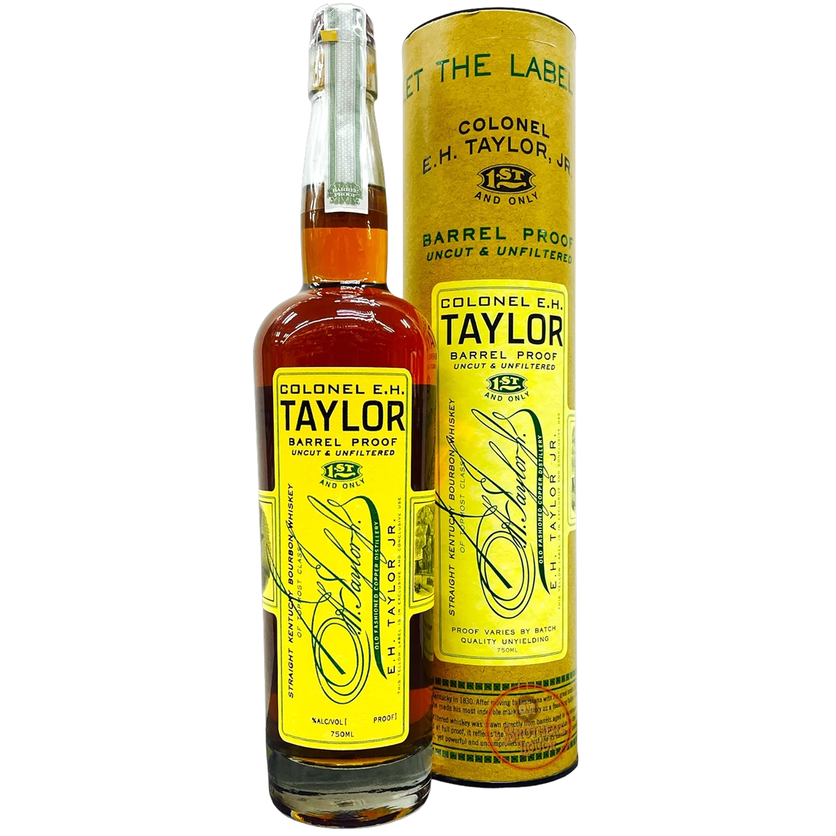 Colonel E.H. Taylor, Jr. Barrel Proof Uncut Unfiltered Bourbon 127.4
