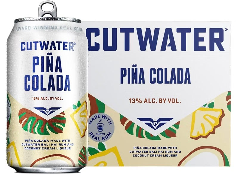 Cutwater Bali Hai Pina Colada 4 Pack 355ml