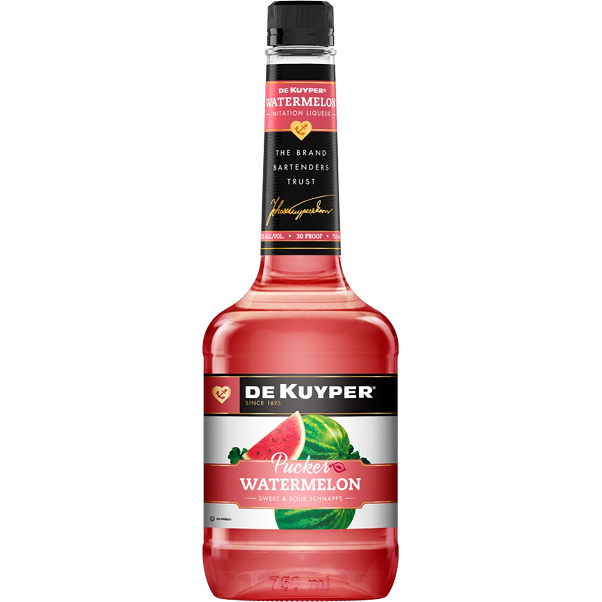 DeKuyper Pucker Watermelon Liqueur 1L