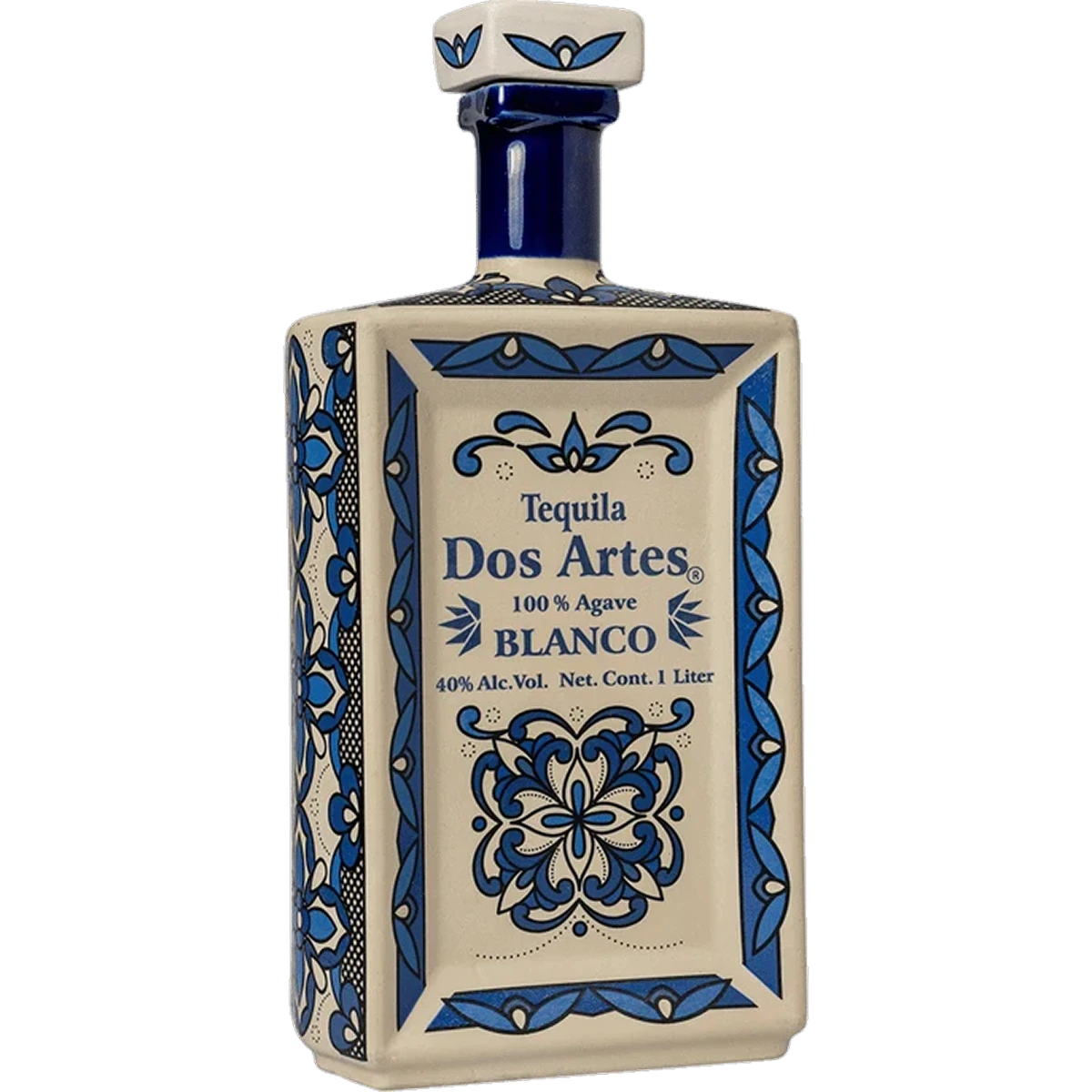 Dos Artes Blanco Tequila 1L bottle