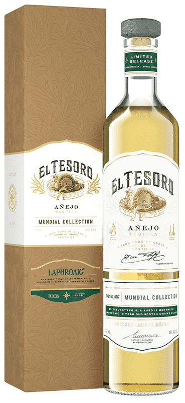 El Tesoro Tequila Mundial Collection Laphroaig Cask Anejo