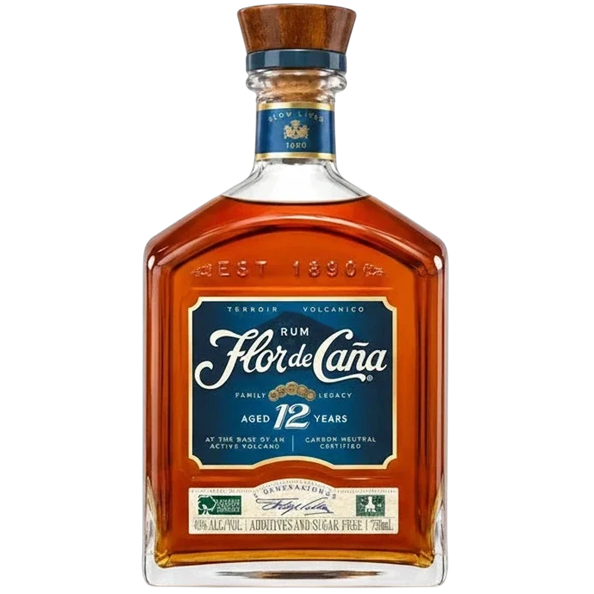 Flor de Cana Centenario 12 Year Rum 750ml