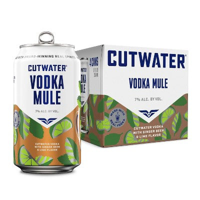 Cutwater Spirits Vodka Mule 4pk 355ml