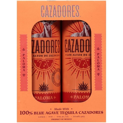 Cazadores Paloma Cocktails 4 Pack/355ml Cans