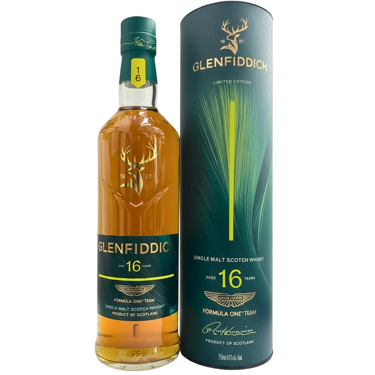 Glenfiddich Aston Martin F1 16 Year Single Malt Scotch Whisky 750ml