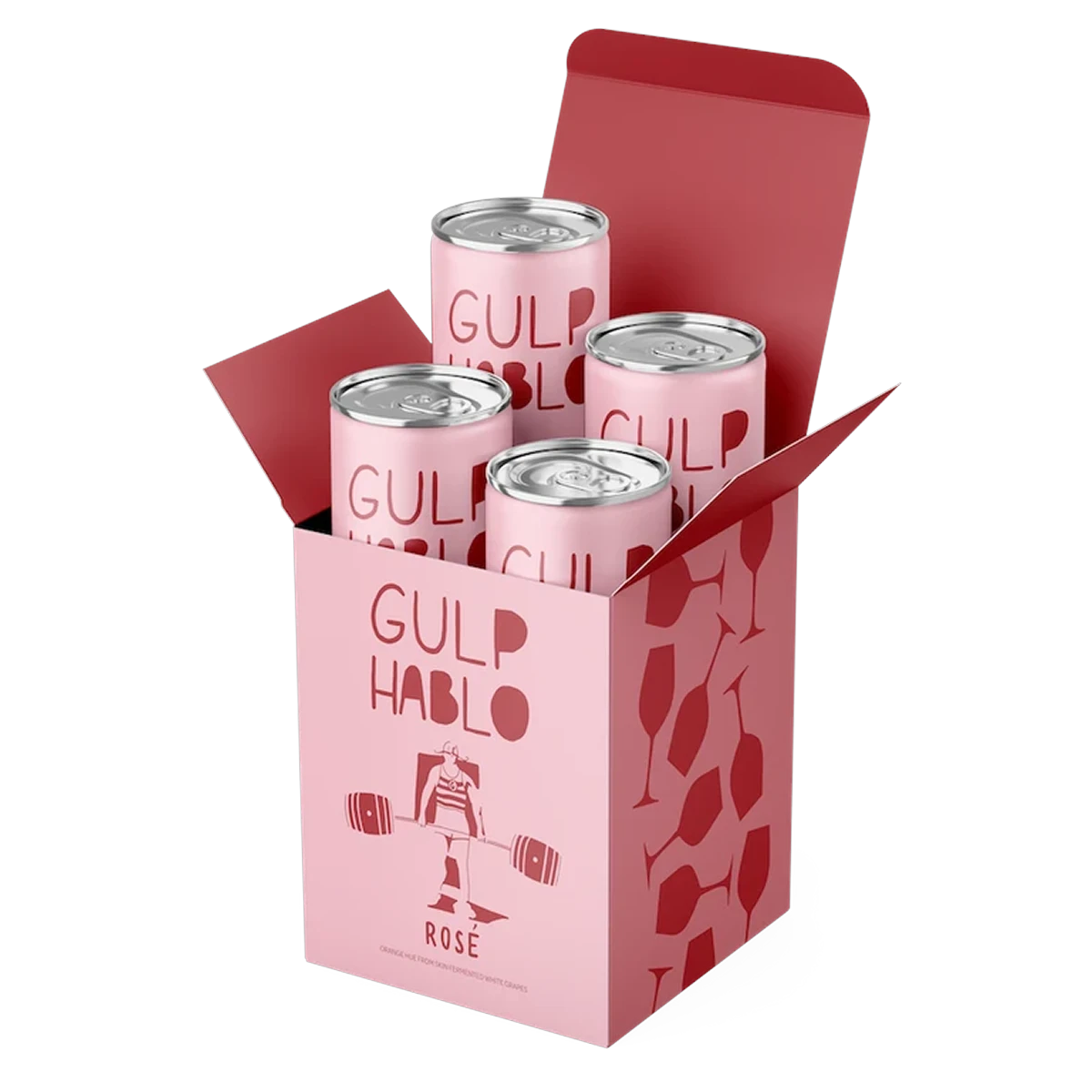 Gulp Hablo Rose 4-Pack 250ml