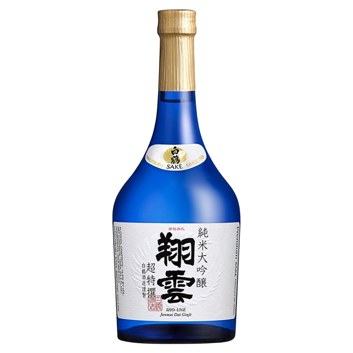 Hakutsuru Sake Junmai Dai Ginjo Sho Une 720ml