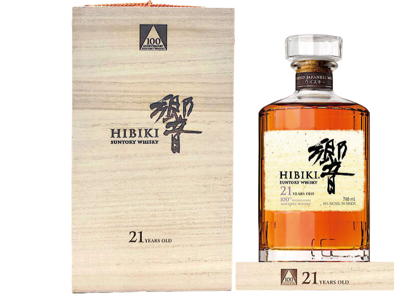 SUNTORY HIBIKI 21 Years Old ウイスキー Suntory Hibiki 21 Year Whisky 100th Anniversary 700ml - Liquor