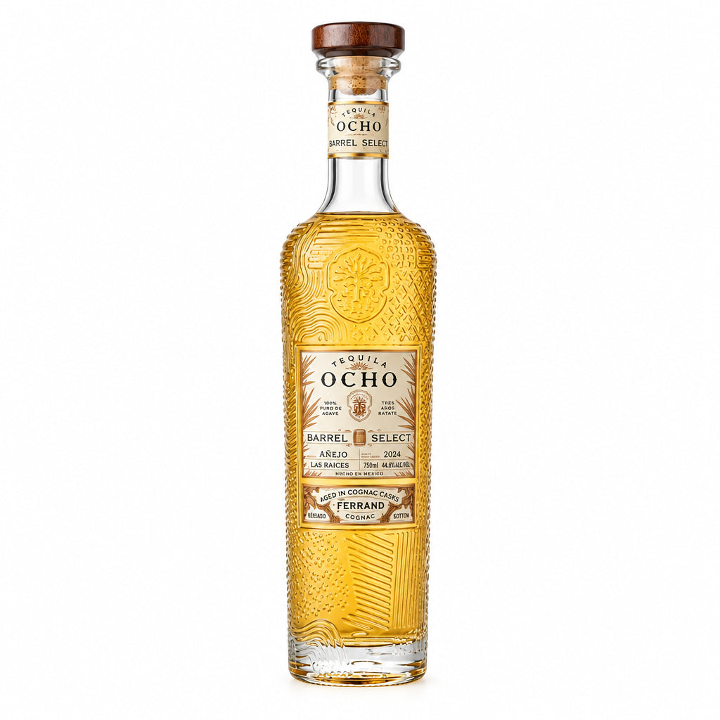 Tequila Ocho Barrel Select Anejo Ferrand Cognac Cask 750ml
