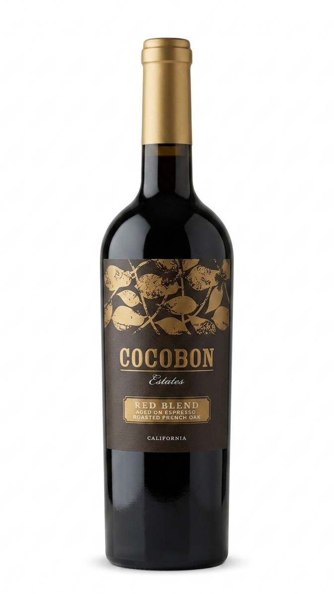 Cocobon Roasted Oak Red Blend 750ml California red wine bottle.