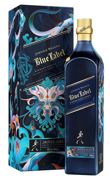 Johnnie Walker Blue Label Lunar New Year Limited Edition Design - Year of the Dragon