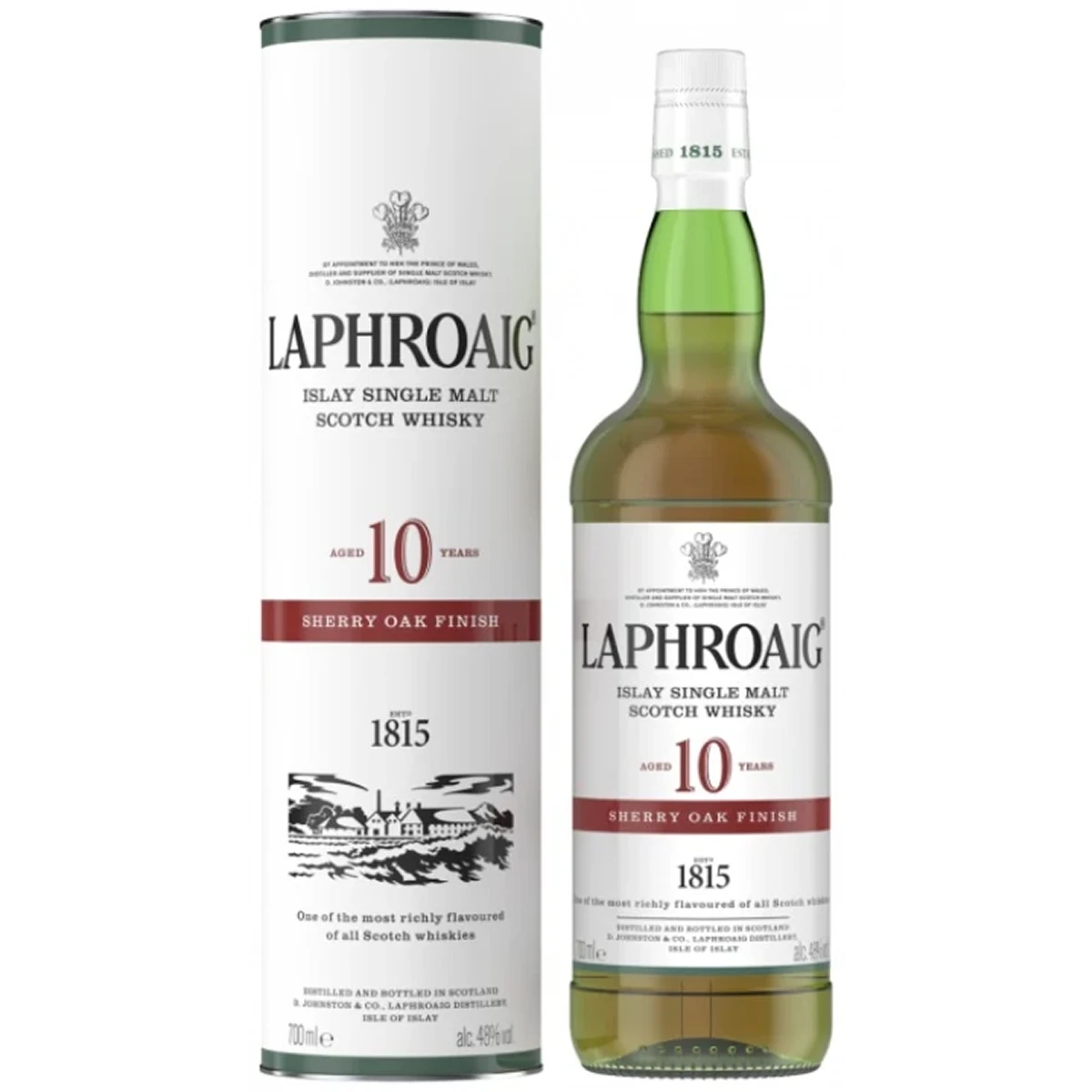 Laphroaig 10 Year Sherry Oak Finish Single Malt Scotch Whisky 750ml