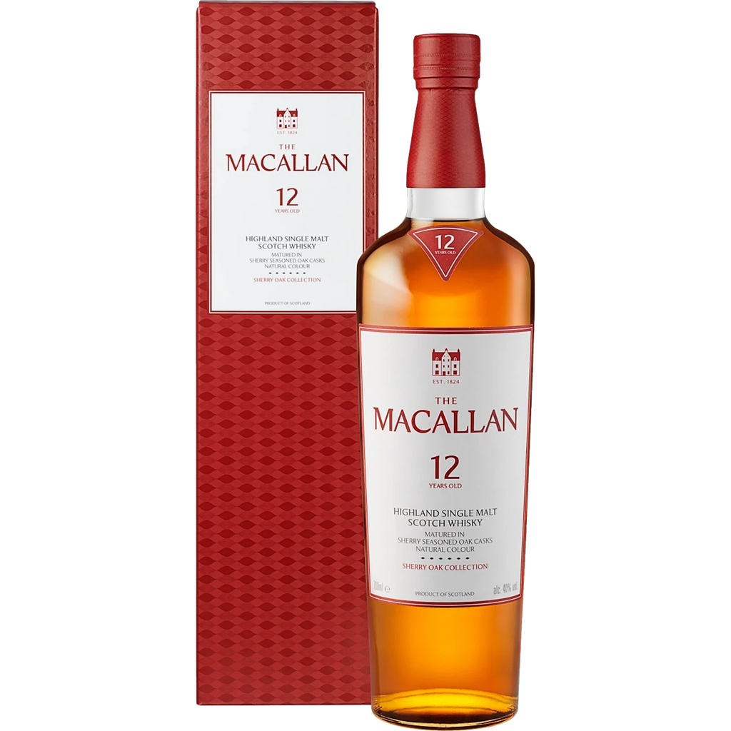 Macallan Sherry Oak Cask 12 Year Old Single Malt Scotch Whisky