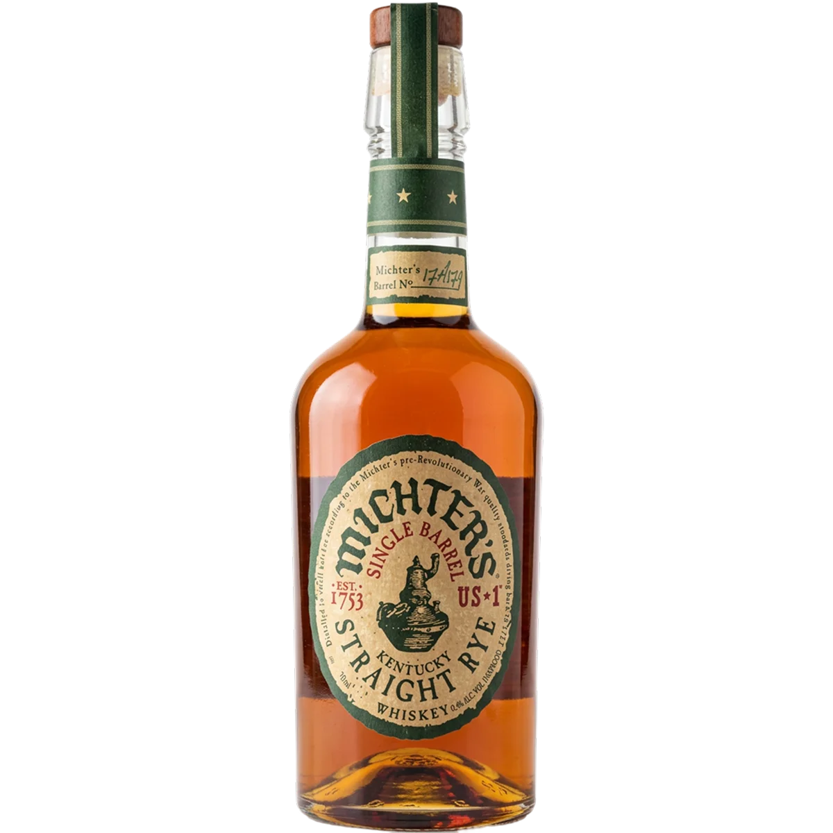 Michter's US*1 Single Barrel Straight Rye Whiskey 750ml