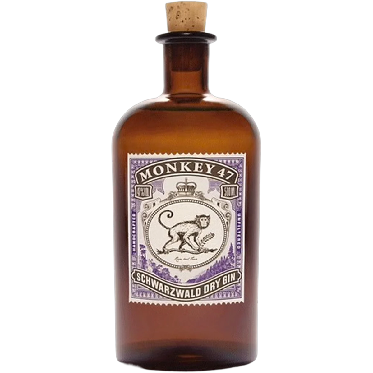 Bottle of Monkey 47 Schwarzwald Dry Gin
