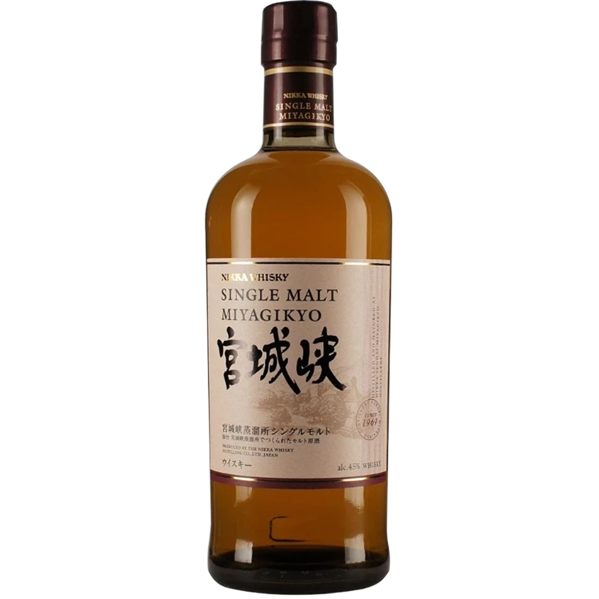 Nikka Miyagikyo Single Malt Japanese Whisky 750ml