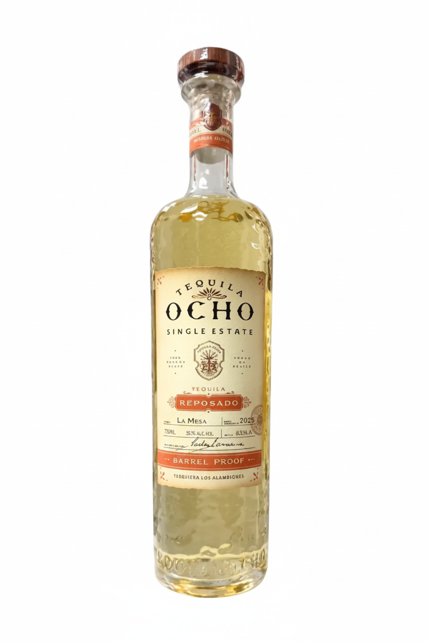 Tequila Ocho Reposado Barrel Proof 2025 La Mesa Single Estate